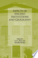Aspects of ancient institutions and geography : studies in honor of Richard J.A. Talbert /