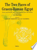 The two faces of Graeco-Roman Egypt /