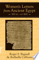 Women's letters from ancient Egypt, 300 BC-AD 800 /