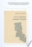 Livre chrétiens antiques d'Egypte /