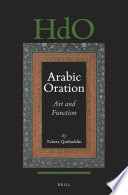 Arabic oration : art and function /