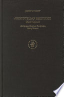 Aristotelian Rhetoric in Syriac : Barhebraeus, Butyrum Sapientiae, Book of Rhetoric /