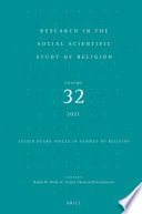 Research in the Social Scientific Study of Religion, Volume 32 : Lesser Heard Voices in Studies of Religion /