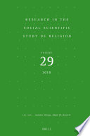 Research in the Social Scientific Study of Religion, Volume 29