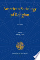 American sociology of religion  : histories /