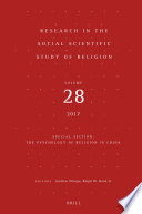 Research in the social scientific study of religion /