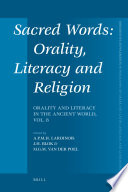 Sacred words orality, literacy, and religion /