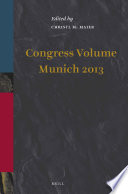 Congress volume Munich 2013 /
