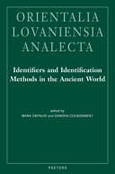 Identifiers and identification methods in the ancient world /
