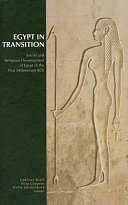 Egypt in transition : social and religious development of Egypt in the first millennium BCE : proceedings of an international conference : Prague, September 1-4, 2009 /