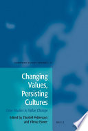 Changing values, persisting cultures  : case studies in value change /