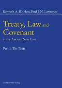 Treaty, law and covenant in the Ancient Near East /