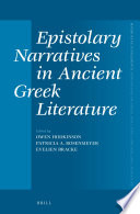 Epistolary narratives in ancient Greek literature /