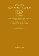 L'archivio di Senouthios Anystes e testi connessi : lettere e documenti per la costruzione di una capitale /