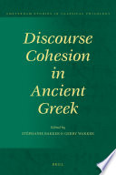 Discourse cohesion in ancient Greek /