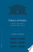 Politics of orality  /