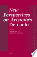 New perspectives on Aristotle's De caelo /