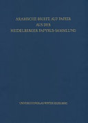 Arabische Briefe auf Papier aus der Heidelberger Papyrus-Sammlung /