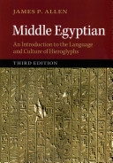 Middle Egyptian : an introduction to the language and culture of hieroglyphs /
