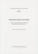 Mesopotamian pottery : a guide to the Babylonian tradition in the Second Millennium BC /