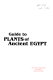 Guide to plants of ancient Egypt /