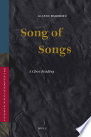Song of song s a close reading /
