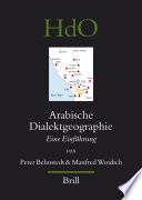 Arabische Dialektgeographie : eine Einführung /