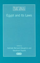 Egypt and its laws /