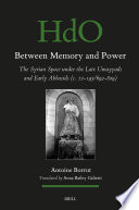 Between Memory and Power : The Syrian space under the late Umayyads and early Abbasids (c. 72-193/692-809) /