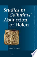 Studies in Colluthus' Abduction of Helen /