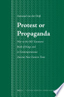 Protest or propaganda  : war in the Old Testament book of Kings and in contemporaneous ancient Near Eastern texts /