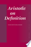 Aristotle on definition  /