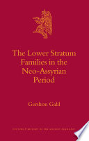 The lower stratum families in the Neo-Assyrian period  /