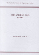 The Amarna age : Egypt /
