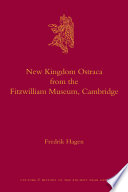 New Kingdom ostraca from the Fitzwilliam Museum, Cambridg e
