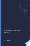 The prescripts of Athenian decrees /