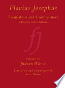 Flavius Josephus, translation and commentary  /