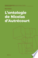 L'ontologie de Nicolas d'Autrécourt /