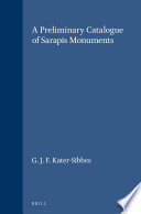 A preliminary catalogue of Sarapis monuments /