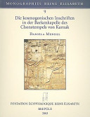 Die kosmogonischen Inschriften in der Barkenkapelle des Chonstempels von Karnak /