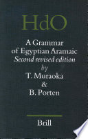 A grammar of Egyptian Aramaic /