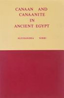Canaan and Canaanite in ancient Egypt /
