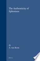 The authenticity of Ephesians /
