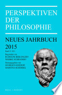 Perspektiven der Philosophie Band 41 - 2015 : Neues Jahrbuch.