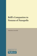 Brill's companion to Nonnus of Panopolis : /