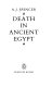 Death in ancient Egypt /