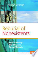 Reburial of nonexistents : reconsidering the Meinong-Russell debate /
