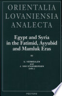 Egypt and Syria in the Fatimid, Ayyubid, and Mamluk eras /