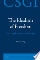 Hegel's Philosophy of Freedom /
