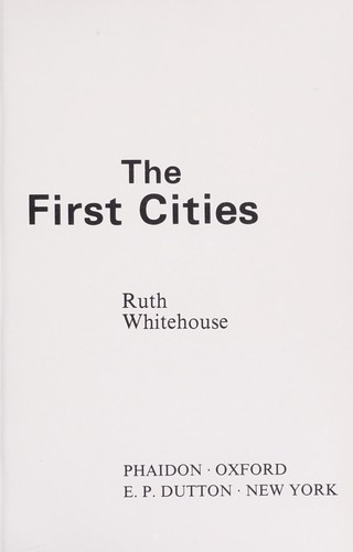 The first cities /